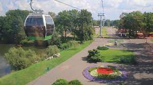 Kolejka linowa ,,Elka” w Parku Śląskim